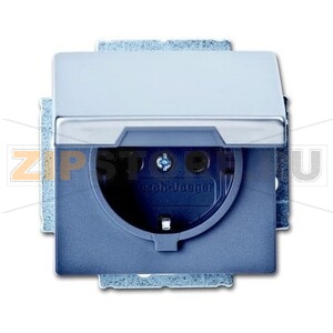 Розетка 16 А, 250 В, сталь ABB 2CKA002018A1490 