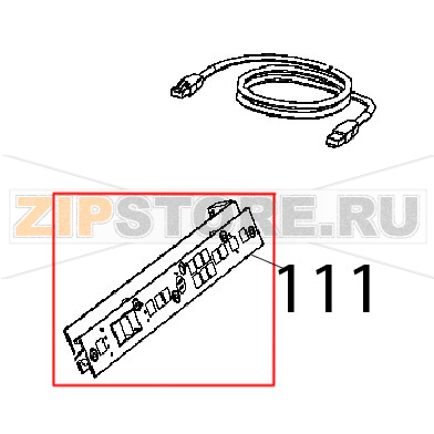 ASM Scheda controllo LM touch Unox XFT 185 ASM Scheda controllo LM touch Unox XFT 185Запчасть на деталировке под номером: 111