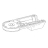 Lower Gearcase White KitchenAid K45