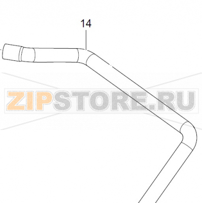 Formschlauch oben; DN13,5X3,0X605 Winterhalter UC-M Schlauch; DN33X4,0; 225 Winterhalter UC-MЗапчасть на деталировке под номером: 14Название запчасти на немецком языке: Schlauch; DN33X4,0; 225 Winterhalter UC-M