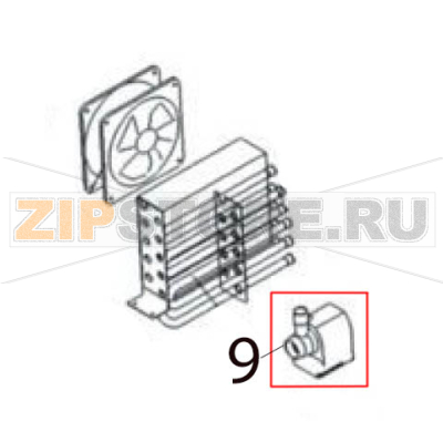 Pump Hurakan HKN-IMF18 Pump Hurakan HKN-IMF18Запчасть на деталировке под номером: 9