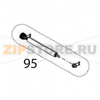 Platen roller sab Sato CG412DT Platen roller sab Sato CG412DTЗапчасть на деталировке под номером: 95Название запчасти на английском языке: Platen roller sab Sato CG412DT.