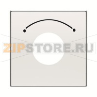 Накладка для выключателя с ключом, альпийский белый ABB 2CLA855300A1101