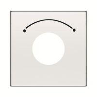 Накладка для выключателя с ключом, альпийский белый ABB 2CLA855300A1101