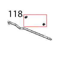 Supporto tubo scarico acqua Unox XBC 1005E