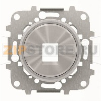 Накладка для одного суппорта/разъёма, хром ABB 2CLA861810A1401