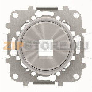 Накладка для одного суппорта/разъёма, хром ABB 2CLA861810A1401 