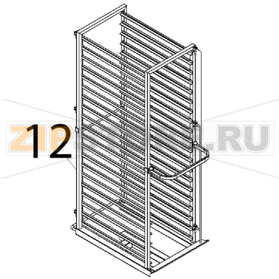 Struttura roll-in p/vassoi Angelo Po FX201G3 Struttura roll-in p/vassoi Angelo Po FX201G3Запчасть на деталировке под номером: 12
