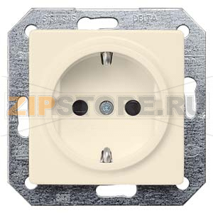 DELTA I-SYSTEM ЭЛЕКТРИЧЕСКИЙ БЕЛЫЙ РОЗЕТКА SCHUKO 10A DC/16A AC 250В C ЗАЩИТНЫМ КОНТАКТОМ C ЗАЩИТНЫМИ ШТОРКАМИ C БЕЗРЕЗЬБОВЫМИ КОНТАКТНЫМИ ЗАЖИМАМИ ЭЛ.-МЕХ.ЧАСТЬ БЕЗ ЛАПОК Siemens 5UB1558-0KK 