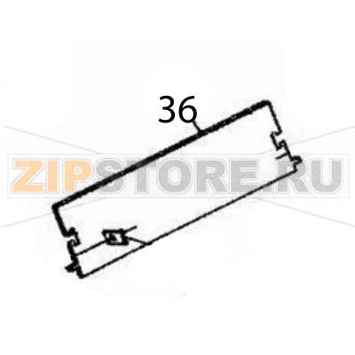 Dispense plate Sato M84Pro Dispense plate Sato M84ProЗапчасть на деталировке под номером: 36Название запчасти на английском языке: Dispense plate Sato M84Pro.
