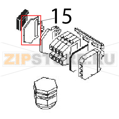 Piastrina terminale Angelo Po 0G1BR3E Piastrina terminale Angelo Po 0G1BR3EЗапчасть на деталировке под номером: 15