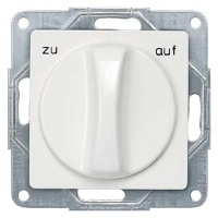 DELTA I-SYSTEM ТИТАНОВО-БЕЛЫЙ ВЫКЛЮЧАТЕЛЬ ЖАЛЮЗИ ПОВОРОТНЫЙ 1-ПОЛЮС. 55Х55ММ МОНТИРУЕМЫЙ ПОД ШТУКАТУРКУ  С ФИКСАЦИЕЙ В 3-Х ПОЗИЦИЯХ И СИМВ. "ВВЕРХ-0-ВНИЗ" Siemens 5TA7663