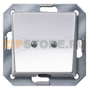 DELTA I-SYSTEM  АЛЮМИНЕВЫЙ МЕТАЛЛИК  ЗАЩИТНАЯ КРЫШКА РОЗЕТКИ 55X55MM Siemens 5TG1251 