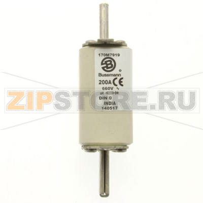 Предохранитель, 125 A, AC 660 В, 100 кА, DIN 0, aR, DIN, IEC Eaton FUSE 125A 660V DIN 0 AR 