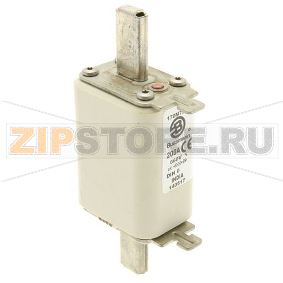 Предохранитель, 125 A, AC 660 В, 100 кА, DIN 0, aR, DIN, IEC Eaton FUSE 125A 660V DIN 0 AR 