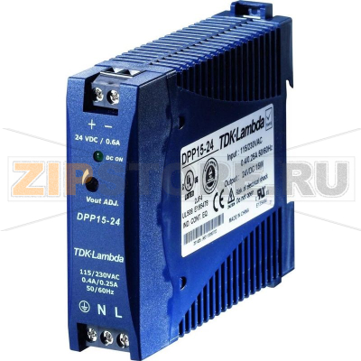 Блок питания на DIN-рейку 5 В, 5 А, 25 Вт TDK-Lambda DPP-25-5 