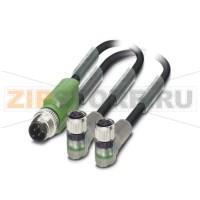 Кабель для датчика / исполнительного элемента Phoenix Contact SAC-3P-M12Y/2X0,6-PUR/M 8FR-2L