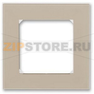 Рамка одноместная, кофе макиато/белый ABB 2CHH015010A6018 