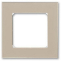 Рамка одноместная, кофе макиато/белый ABB 2CHH015010A6018