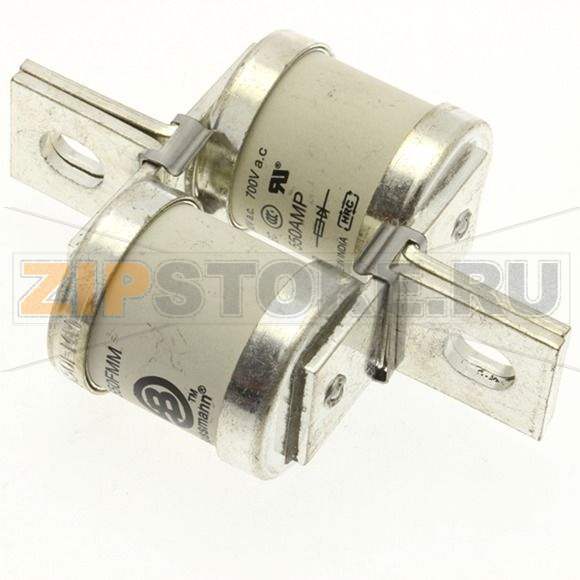 Предохранитель, 550 A, AC 690 В, DC 450 В, 200 кА, BS88, 83x113 мм, aR, BS Eaton 550A 690V AC TYP 