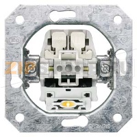 DELTA ВЫКЛЮЧАТЕЛЬ 2-Х КЛАВИШНЫЙ 1CO 10А 250В ЭЛ.-МЕХ. ЧАСТЬ МОНТИРУЕМАЯ ПОД ШТУКАТУРКУ С N-КОНТАКТОМ БЕЗ ЛАПОК Siemens 5TD2117-0KK