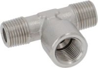 FITTING T ø 1/8M-1/8M-1/8F NICKEL