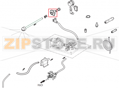 Washing system flange Lainox NAEB101R      Washing system flange Lainox NAEB101RЗапчасть на сборочном чертеже под номером: 2Название запчасти на английском&nbsp;языке:&nbsp;Washing system flange Lainox NAEB101R