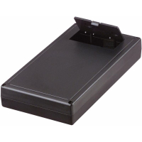 Корпус пластиковый 168x88x27 мм, черный, 1 шт TRU Components TC-6063 SW203