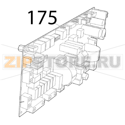 Cheftop-bakertop power C, E series  Unox XVC 205E Cheftop-bakertop power C, E series  Unox XVC 205EЗапчасть на деталировке под номером: 175