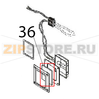 Glass Angelo Po FM1011E2 Glass Angelo Po FM1011E2Запчасть на деталировке под номером: 36