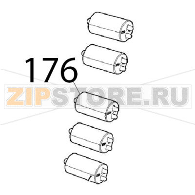Condensatore corazzato 6.3 uF Unox XVC 1005EP Condensatore corazzato 6.3 uF Unox XVC 1005EPЗапчасть на деталировке под номером: 176