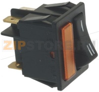 BIPOLAR SWITCH BLACK 16A 250V