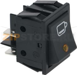 ПЕРЕКЛЮЧАТЕЛЬ ДВУХПОЛЮСНОЙ ЧЕРНЫЙ  16A 250V 