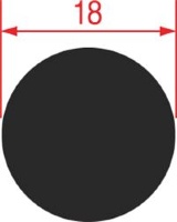 FIBERGLASS GASKET ø 18 mm - 3m