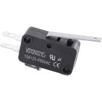 Микропереключатель 10 А, 1 шт TRU Components TC-MS22