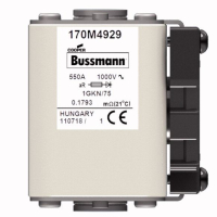 Предохранитель, 550 A, AC 1000 В, 150 кА, size 1, 52x69x74 мм, aR, IEC UL Eaton FUSE 550A 1000