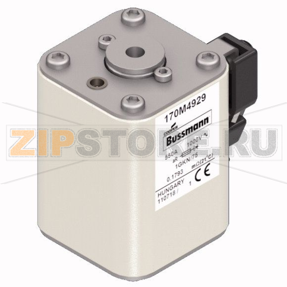 Предохранитель, 550 A, AC 1000 В, 150 кА, size 1, 52x69x74 мм, aR, IEC UL Eaton FUSE 550A 1000 