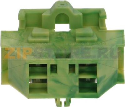 CLAMP 2-POLES GREEN-YELLOW 