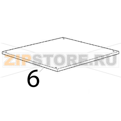 Pannello superiore Scotsman MV 600 Pannello superiore Scotsman MV 600Запчасть на деталировке под номером: 6