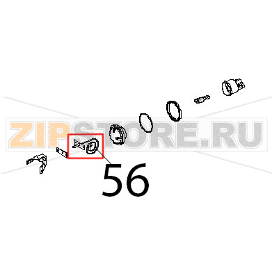 Sonda temperatura NTC 150 Unox XBC 404 Sonda temperatura NTC 150 Unox XBC 404Запчасть на деталировке под номером: 56