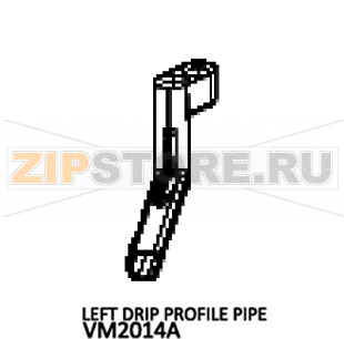 Left drip profile pipe Unox XBC 605E Left drip profile pipe Unox XBC 605EЗапчасть на деталировке под номером: 22Название запчасти на английском языке: Left drip profile pipe Unox XBC 605E