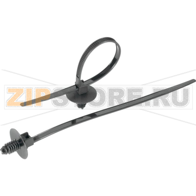 Стяжка кабельная 169 мм, черная, 1 шт TRU Components TC-PDVR170BK203 
