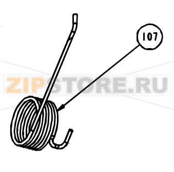 Пружина торсиона поднятия термоголовки Datamax A-4408 RH Пружина торсиона поднятия термоголовки Datamax A-4408 RH (только для праворуких)Запчасть на сборочном чертеже под номером: 107Название запчасти Datamax на английском языке: SPRING TORSION HEAD LIFT RH 