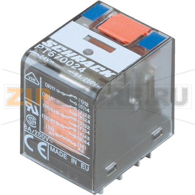 Реле электромагнитное 24 В/AC, 12 А, 1 шт TE Connectivity 4-1419111-8 