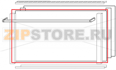 External/internal plate glass Garbin 44 PX UMI    External/internal plate glass Garbin 44 PX UMIЗапчасть на сборочном чертеже под номером: VET44PX01