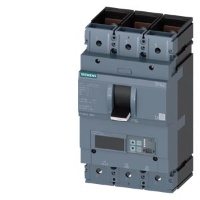 circuit breaker 3VA2 IEC frame 630 breaking capacity class  E Icu=200 kA @ 415 V 3-pole motor protection ETU860M,  LSIG, In=500A overload protection Ir=160A ... 500A short circuit protection Isd=1,2...12xIn, Ii=3...12xIn busbar connection Siemens 3VA2450-