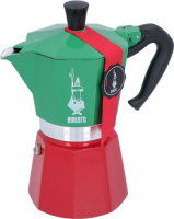 MOKA EXPRESS 6 ЧАШЕК BIALETTI ТРЕХЦВЕТНАЯ