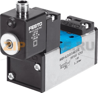 Распределитель с электроуправлением Festo MDH-5/2-D-1-S-M12-C 