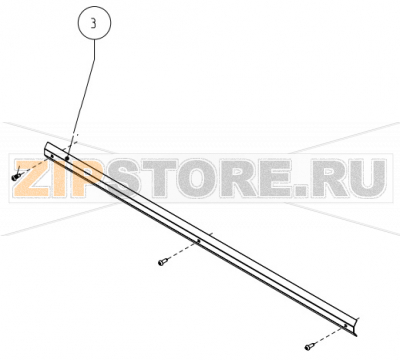 Staffa bloccaggio filtri ES 10-34 Imesa ES 10            Staffa bloccaggio filtri ES 10-34 Imesa ES 10Запчасть на сборочном чертеже под номером: 3Название запчасти на итальянском языке: Staffa bloccaggio filtri ES 10-34 Imesa ES 10