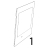 Vetro esterno ser. 757x743x4 chia Unox XBC 615EG